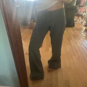 American Eagle Plaid Cotton Pants